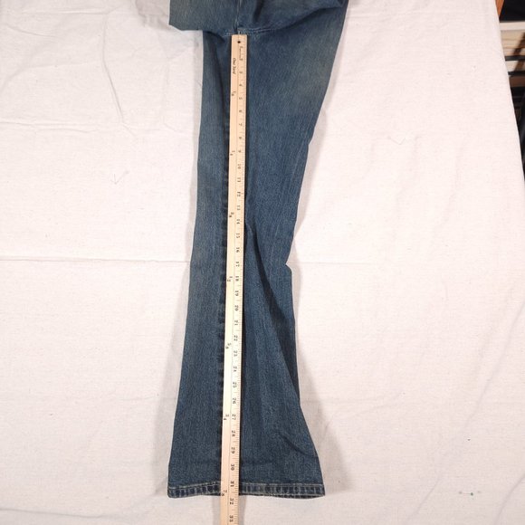 Silver Blue Jeans Womens Sz 30/32 Double Button Flare Denim Pants Canada - Picture 5 of 16